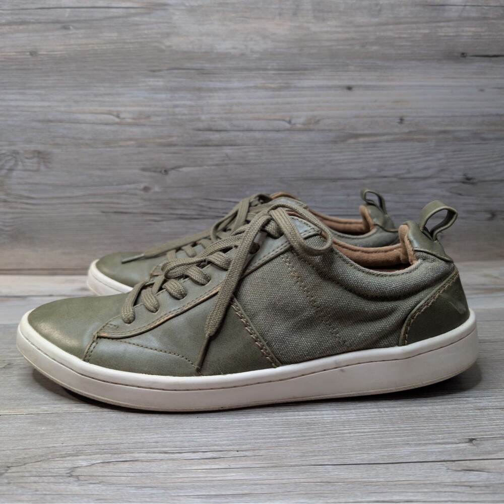 ALDO Men Green Canvas Slip-On Casual Shoes US 10.5 EUR 43.5